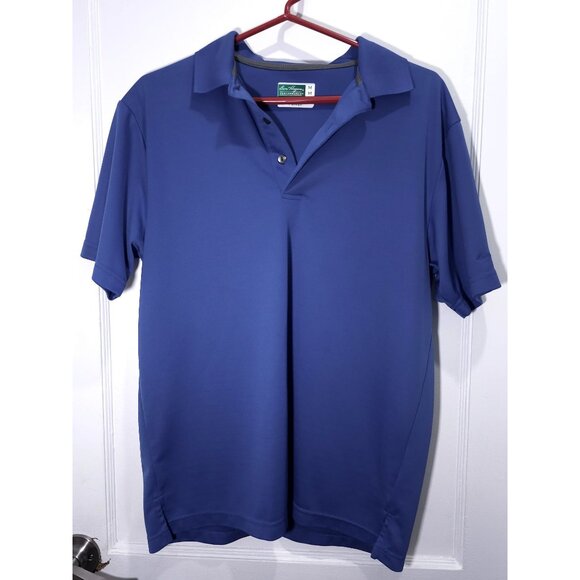Ben Hogan Performance Men's Blue Polo Golf Shirt Size Medium Polyester - Picture 1 of 6